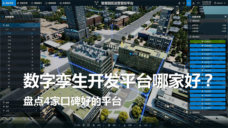 數字孿生開發平臺哪家好？盤點4家口碑好的平臺