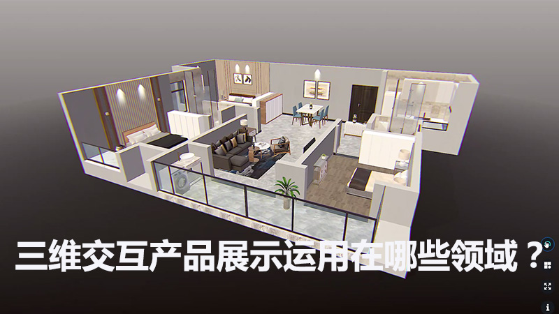 三維交互產品展示運用在哪些領域？