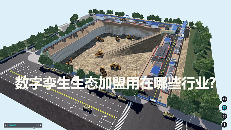 數字孿生生態加盟用在哪些行業？