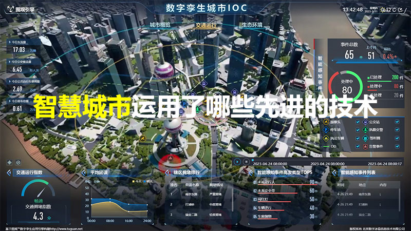 智慧城市運用了哪些先進的技術