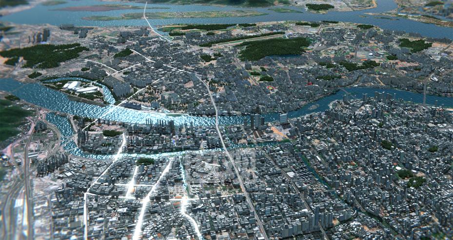 L2級城市低多邊形建模服務