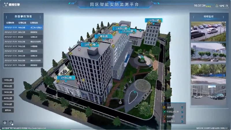 園區智能安防監測平臺